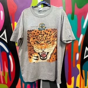 Vintage 90s Jacksonville Jaguars NFL T Shirt Size XL Lee Brand